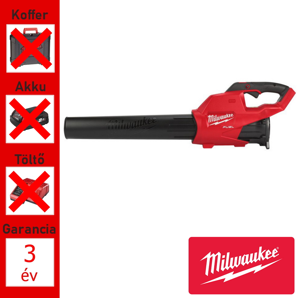 Milwaukee 18V akkus lombfúvó géptest